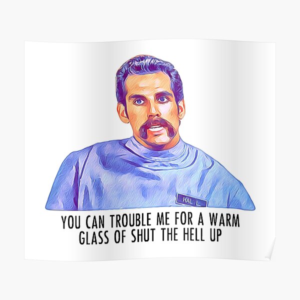 Happy Gilmore Ben Stiller Orderly Poster