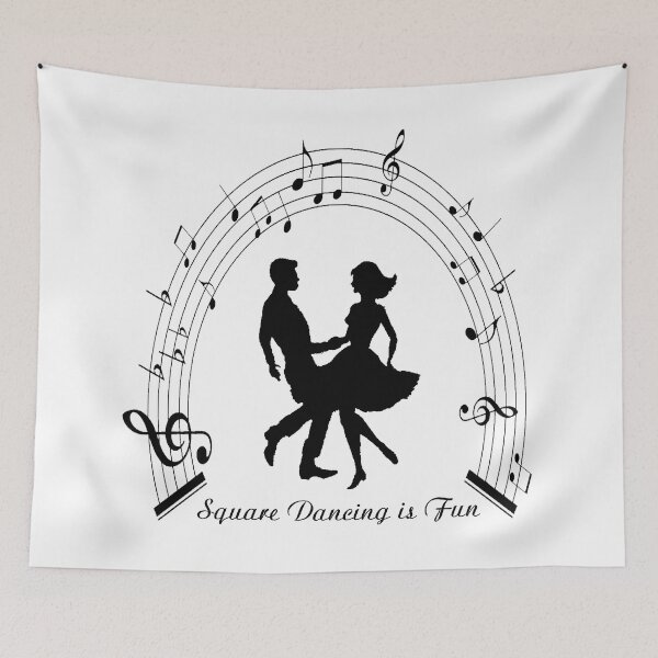 Item preview, SD ARC BLK designed and sold by Square Dancing Gifts & Merchandise.