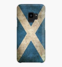 Old and Worn Distressed Vintage Flag of Scotland Case/Skin for Samsung Galaxy