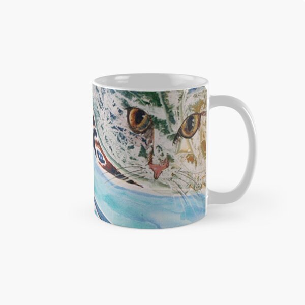 Item preview, The Cat & the fishpond designed and sold by Lyn Walker.