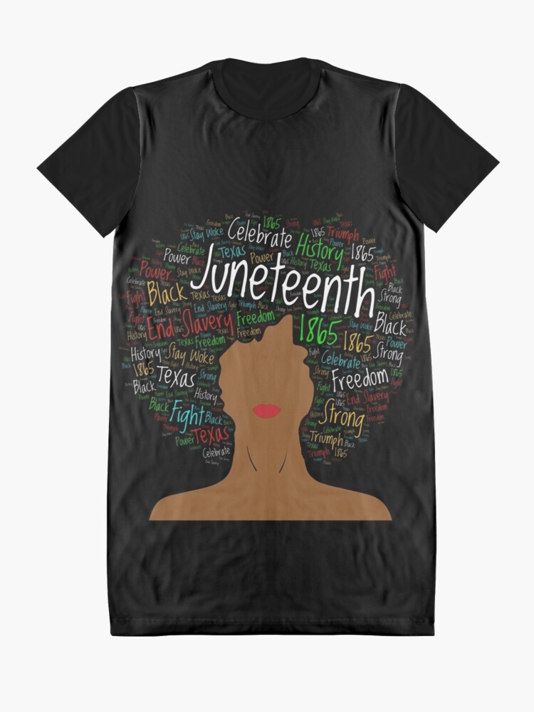 juneteenth tshirt dress