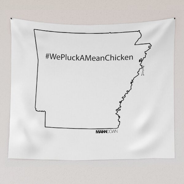 Item preview, AR - We pluck a mean chicken designed and sold by dcm-designs.