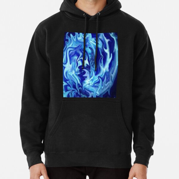 ghost rider hoodie blue