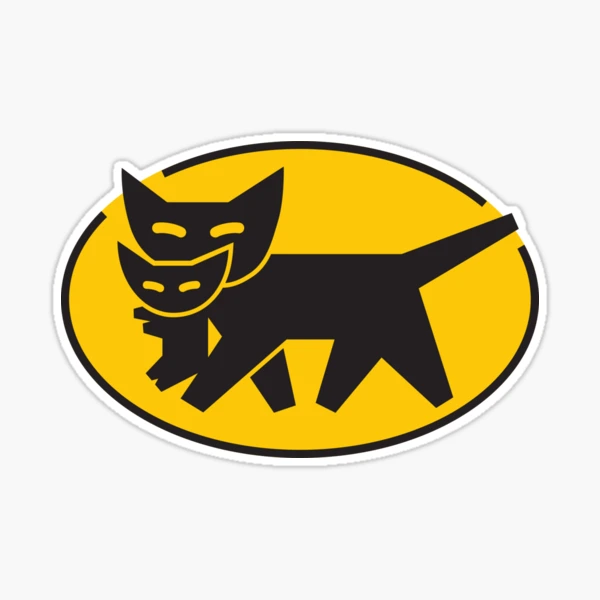 Yamato Transport kuroneko logo (黒ねこ) | Sticker