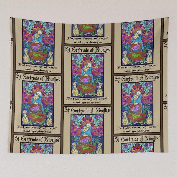 Item preview, St Gertrude of Nivelles designed and sold by PaniaBrown.