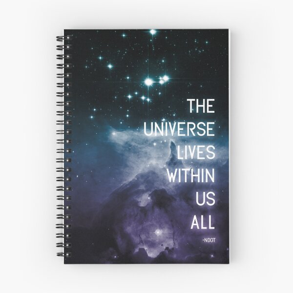 Item preview, The Universe Lives Within Us All - NdGT Quote designed and sold by Denise Giffin.