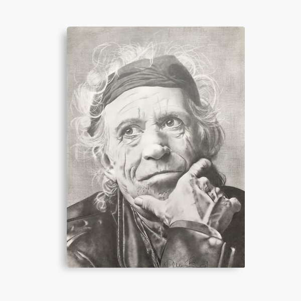 Keith Richards Canvas Picture Print Grunge Wall Art Free Fast Delivery Art Art Prints