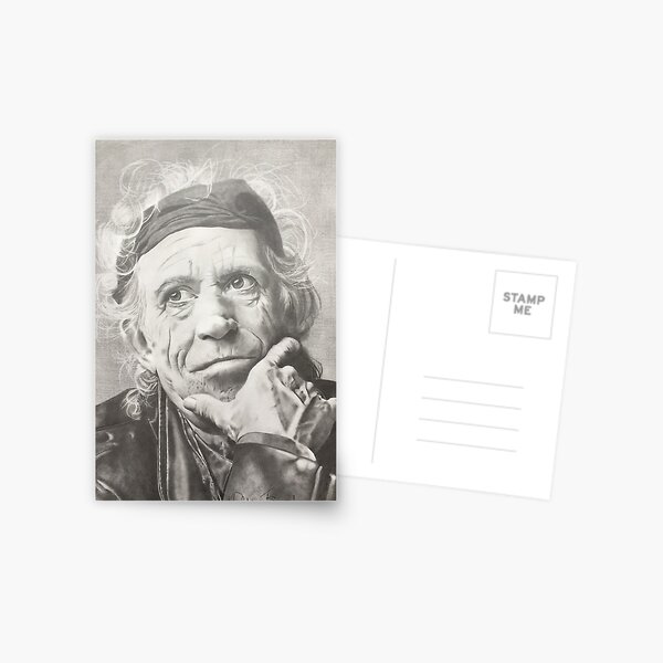 Keith Richards Postcard