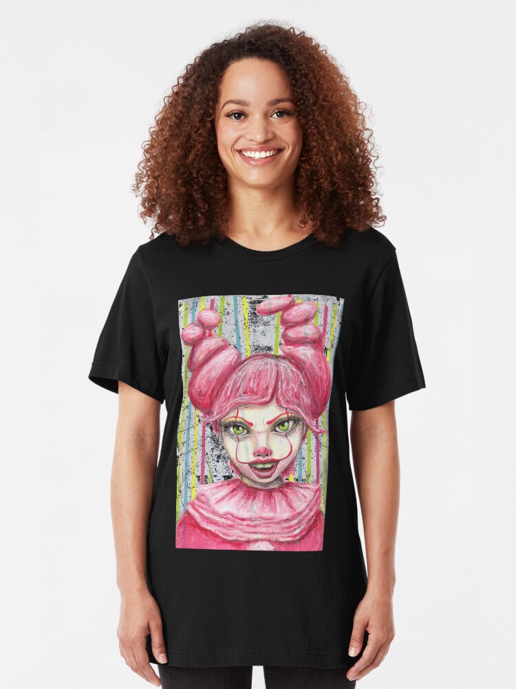 Alternate view of If "It" Had A Daughter Slim Fit T-Shirt