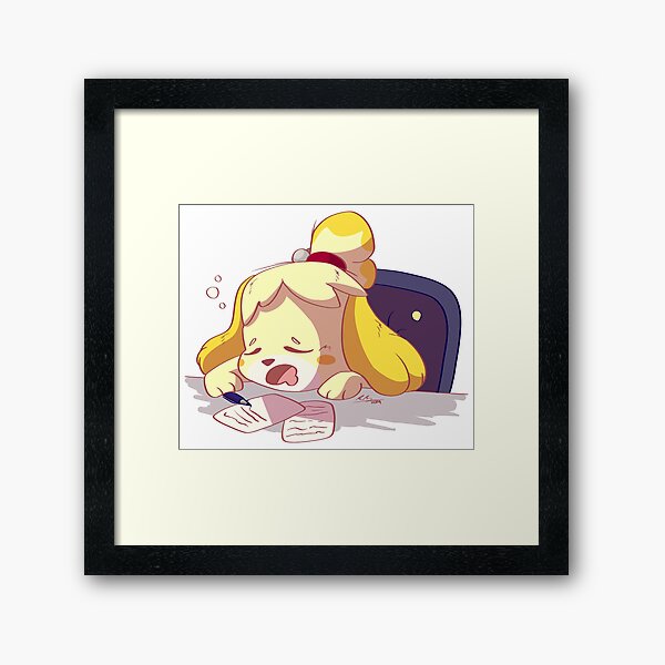 Let Isabelle Sleep Framed Art Print