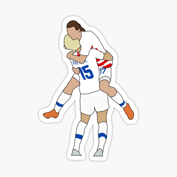 Item preview, USA Soc Tobin Heath und Megan Rapinoe designed and sold by nikkirob.