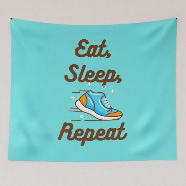 Item preview, Eat, Sleep, Run, Repeat designed and sold by cleverties.