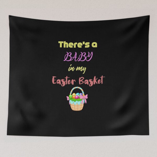 Item preview, Easter baby announcement, pink designed and sold by Meme Fandom.