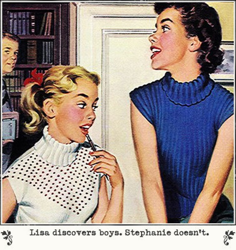 Vintage Lesbian Illustration' by DykeisTired.