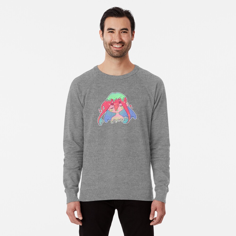 Green Slime - Anime Cartoon Art Lightweight Sweatshirt