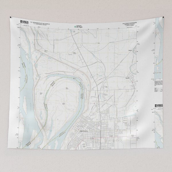 Artikelvorschau, USGS TOPO Karte Mississippi MS Greenville 20110809 TM entworfen und verkauft von WetdryvacRBO2.