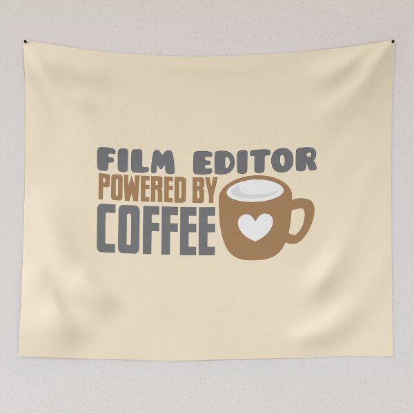 Item preview, Film editor powered by coffee designed and sold by jazzydevil.
