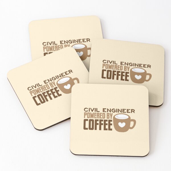 Item preview, Civil engineer powered by coffee designed and sold by jazzydevil.