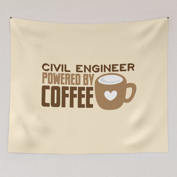 Item preview, Civil engineer powered by coffee designed and sold by jazzydevil.