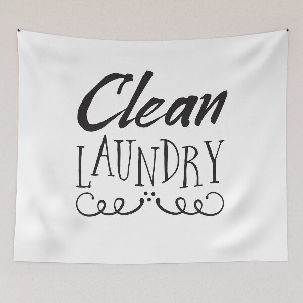 Item preview, Clean Laundry sign designed and sold by jazzydevil.
