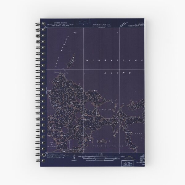 Item preview, USGS TOPO Map Louisiana LA Malheureux Point 333946 1946 31680 Inverted designed and sold by WetdryvacRB01.