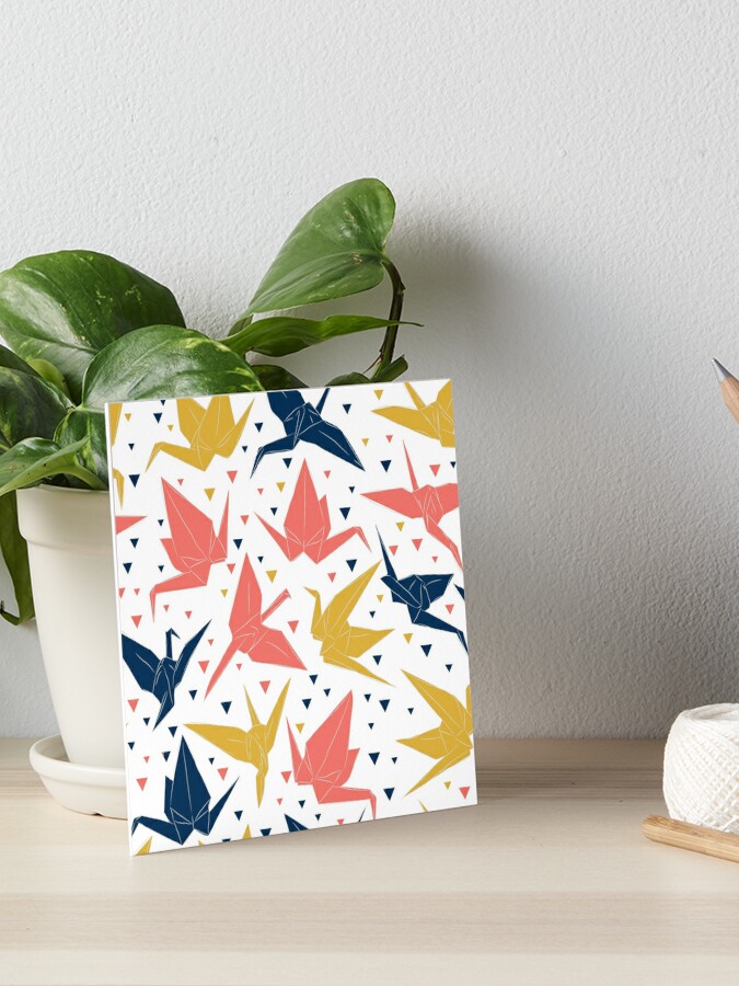 Japanese Origami paper cranes symbol of happiness, luck and longevity  Canvas Print by EkaterinaP
