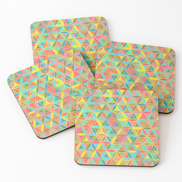 Item preview, Flower of life pattern - Summer colors designed and sold by Nartissima.