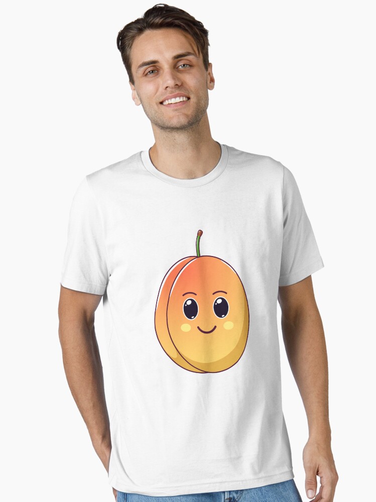 Cute Kawaii Apricot, Cartoon Ripe Fruit Essential T-Shirt