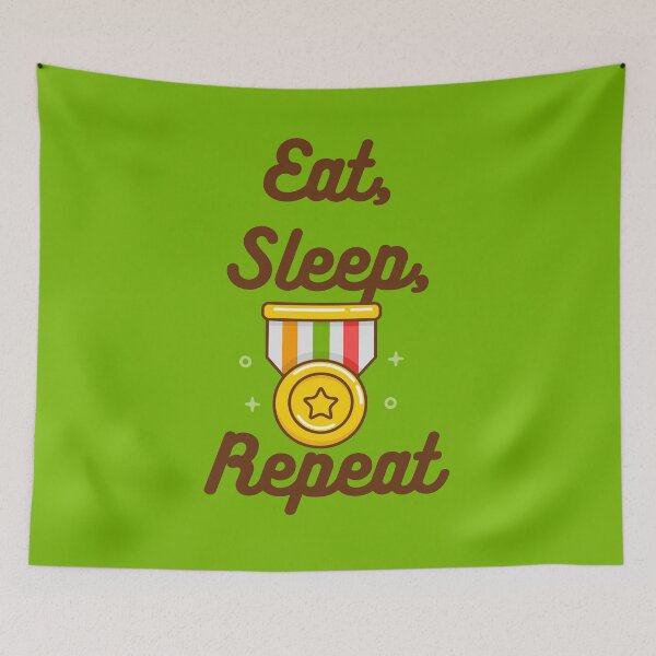 Item preview, Eat, Sleep, Win, Repeat designed and sold by cleverties.