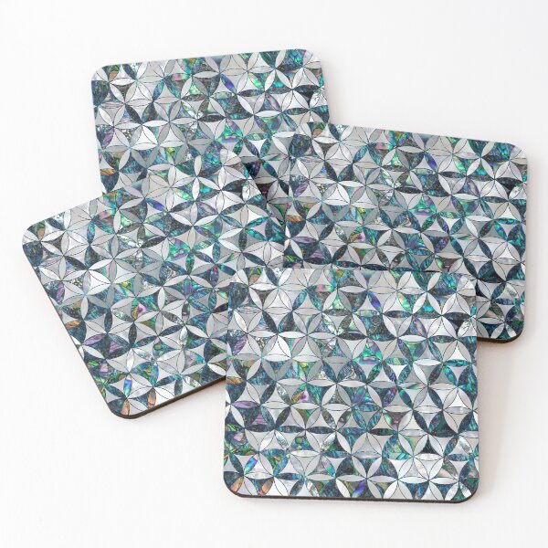 Item preview, Flower of life pattern - Pearl and abalone designed and sold by Nartissima.