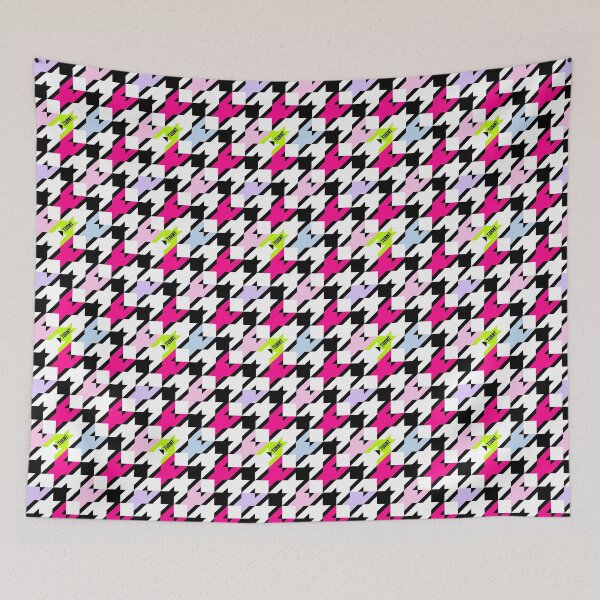 Item preview, Turnt Neon Houndstooth designed and sold by MaplewoodMerch.