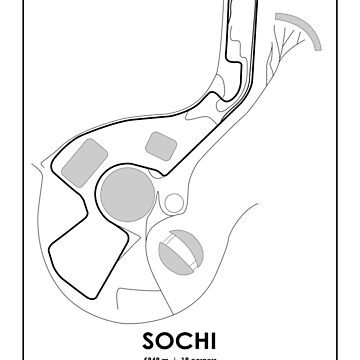 Artwork thumbnail, Sochi - Russia Track Map by andreanastasio