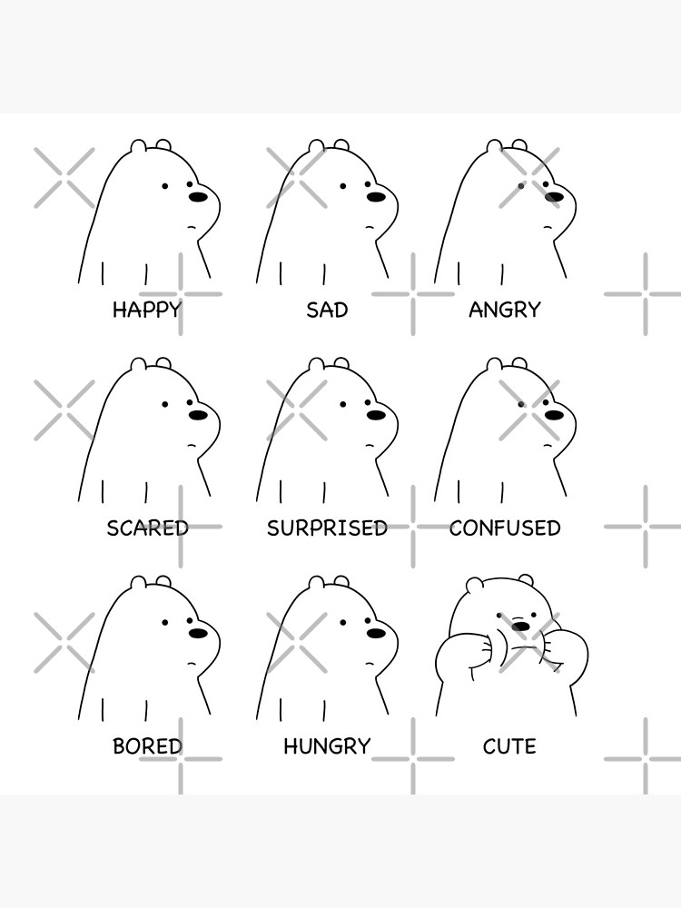 Ice Bear Moods by Summermint