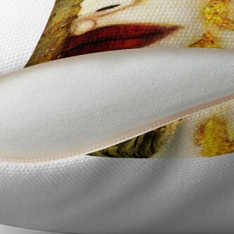 Alternate view of Gustav Klimt, Golden Tears, Freyas Throw Pillow
