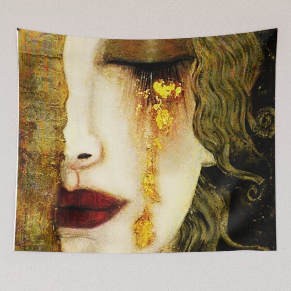 Item preview, Golden Tears Freya’s Tears of Gold Anne Marie Zimmerman (School of Klimt) designed and sold by timelessfancy.