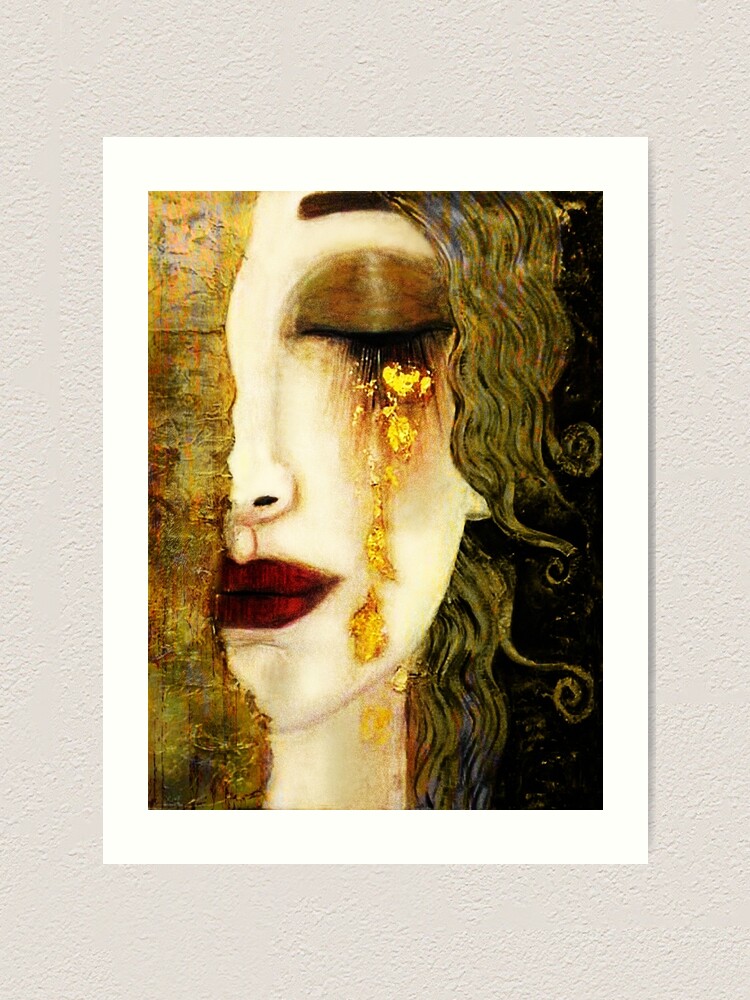 Alternate view of Gustav Klimt, Golden Tears, Freyas Art Print