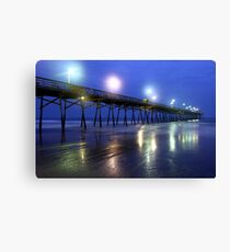 Night Pier Canvas Print