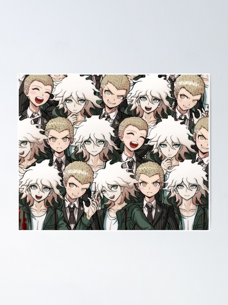 "Nagito Komaeda/Fuyuhiko Kuzuryu" Poster by raybound420 Redbubble