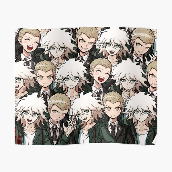 "Nagito Komaeda/Fuyuhiko Kuzuryu" Poster by raybound420 Redbubble
