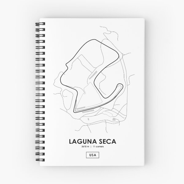 Item preview, Laguna Seca - USA Track Map designed and sold by andreanastasio.
