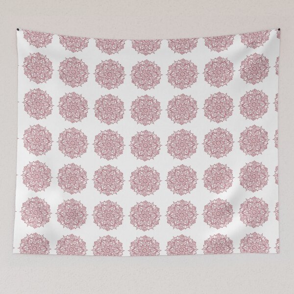 Item preview, Mandala red white designed and sold by La-Pics.