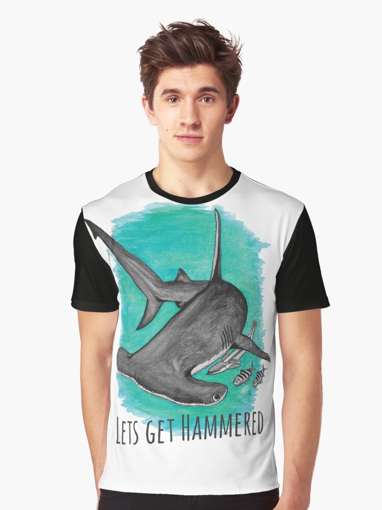 Let's get hammered shark shirt Clearance