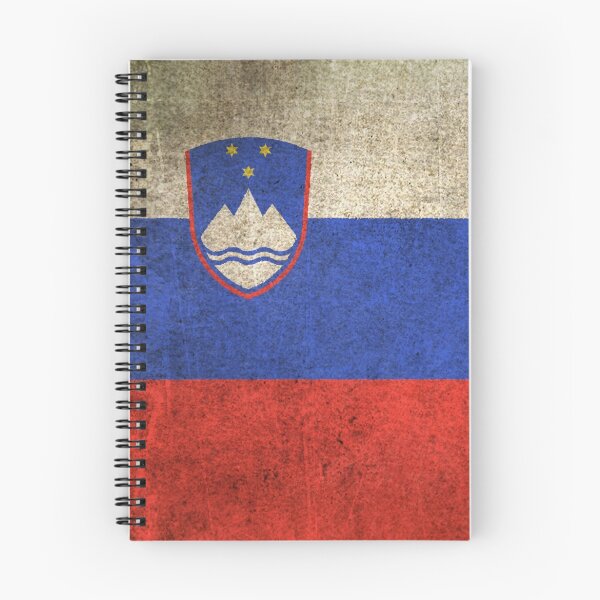 Item preview, Old and Worn Distressed Vintage Flag of Slovenia designed and sold by JeffBartels.
