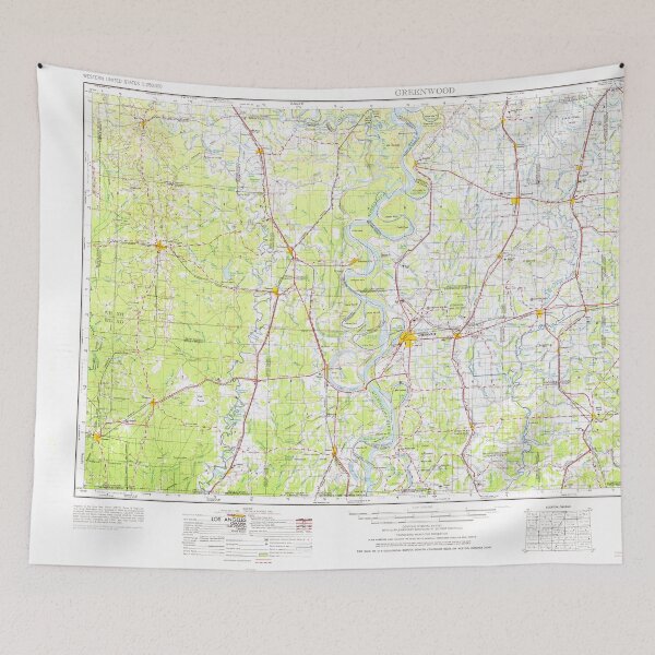 Item preview, USGS TOPO Map Mississippi MS Greenwood 337255 1953 250000 designed and sold by WetdryvacRBO2.