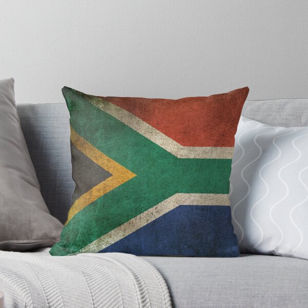 Item preview, Old and Worn Distressed Vintage Flag of South Africa designed and sold by JeffBartels.