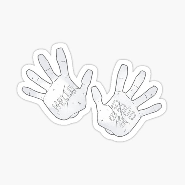 Buy Hello Goodbye Klaus Hand Tattoos Car Decal Sticker Laptop Online in  India  Etsy