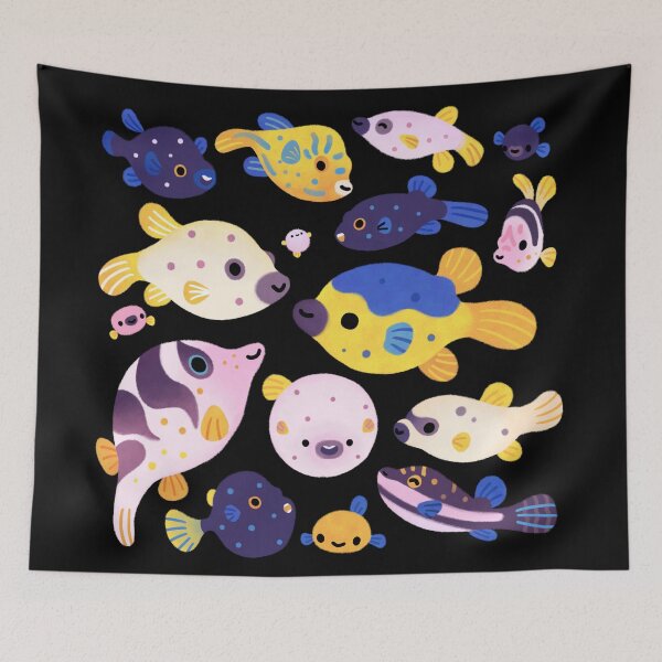 Item preview, Blowfish - black designed and sold by pikaole.