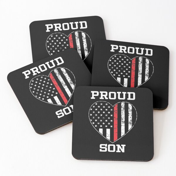 Item preview, Thin Red Line Proud Son designed and sold by teesaurus.