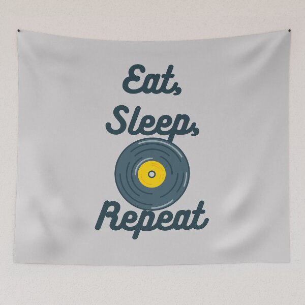 Item preview, Eat, Sleep, Vinyl, Repeat designed and sold by cleverties.
