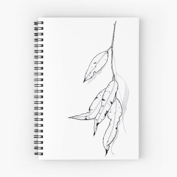 Item preview, Gum Leaves Black and White designed and sold by JillyBeanDesign.
